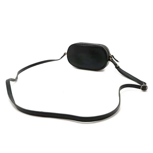 GUCCI Authentic Black Leather Pochette Shoulder Bag - Picture 3 of 10